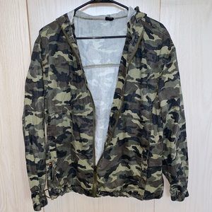 Camo hoodie jacket